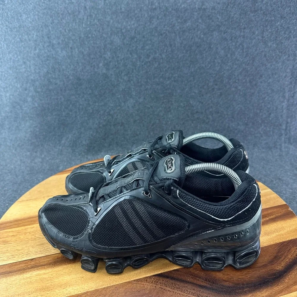 Adidas Mens Megaride 2008 Triple Black Sneakers Sz 9 143958 Y2K